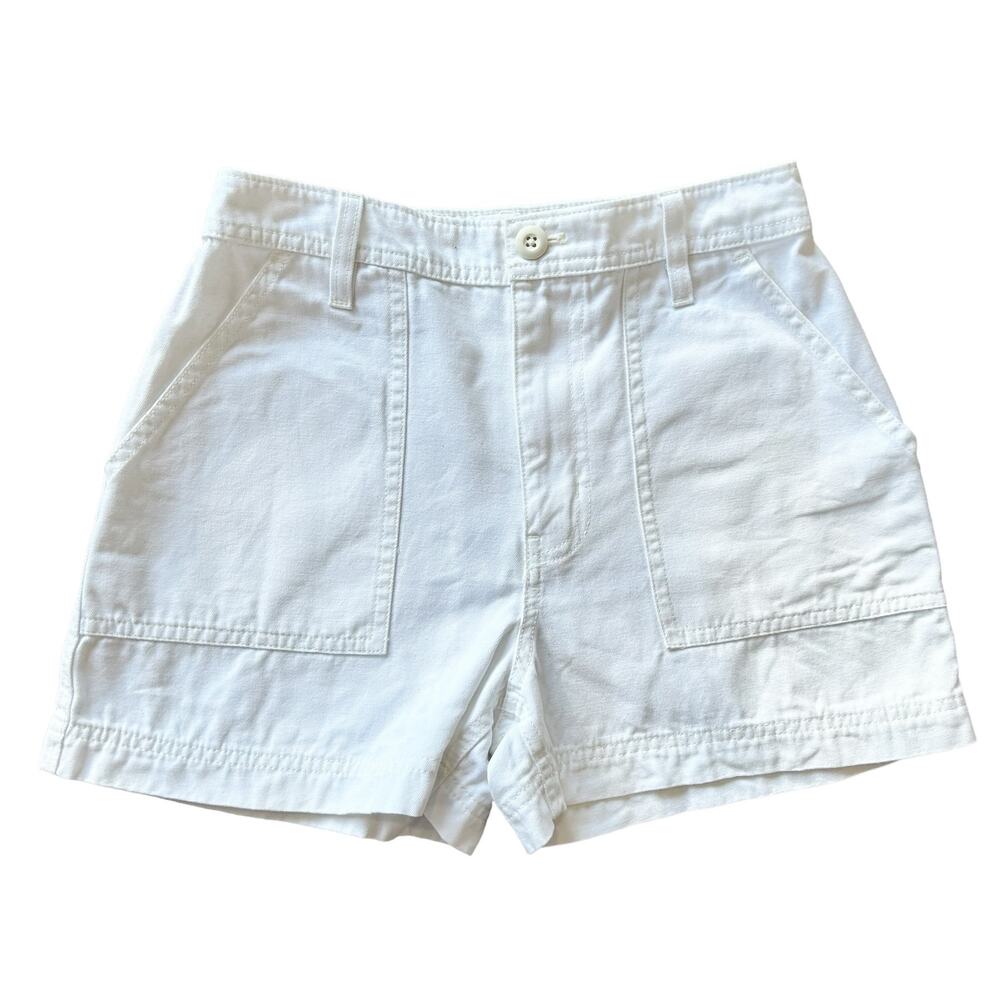 VANS White Shorts Classic Canvas‎  Size 25